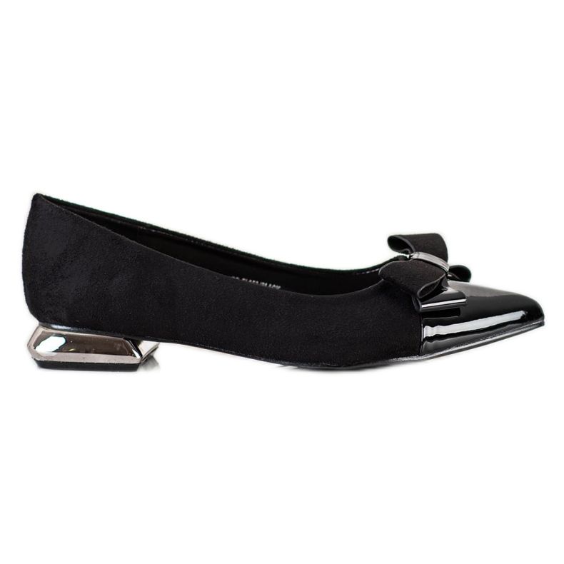 Goodin Pumpar Med En Rosett svart