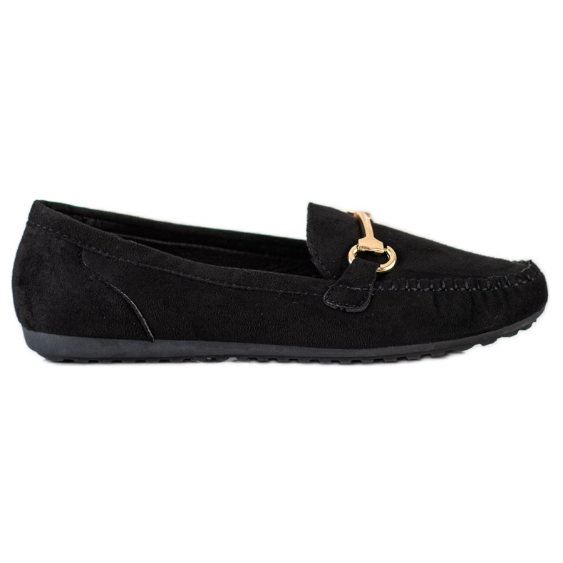 SHELOVET Mocka loafers svart