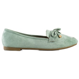 Anesia Paris Loafers Med En Rosett grön