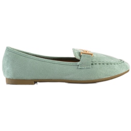 Anesia Paris Eleganta loafers grön