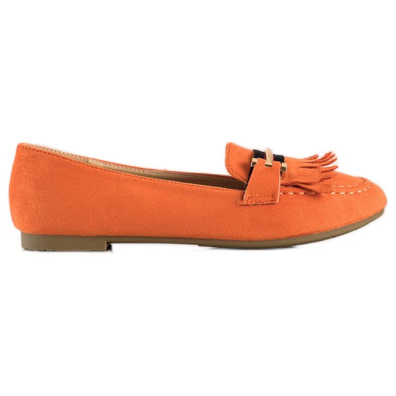 Anesia Paris Snygga loafers orange
