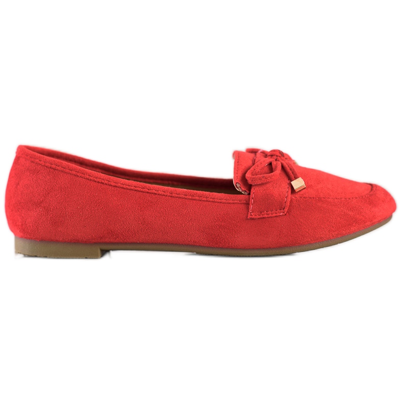 Anesia Paris Loafers Med En Rosett röd