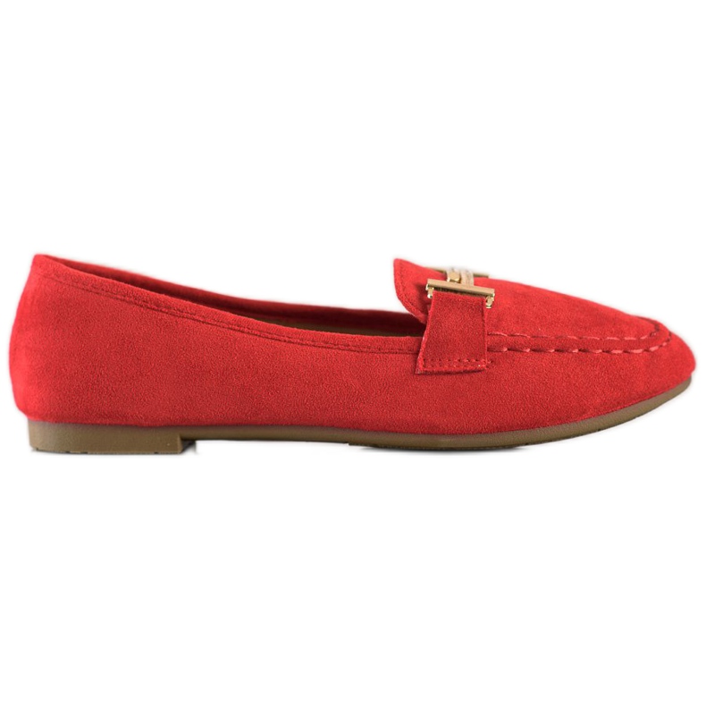 Anesia Paris Eleganta loafers röd