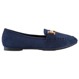 Anesia Paris Eleganta loafers marinblå blå