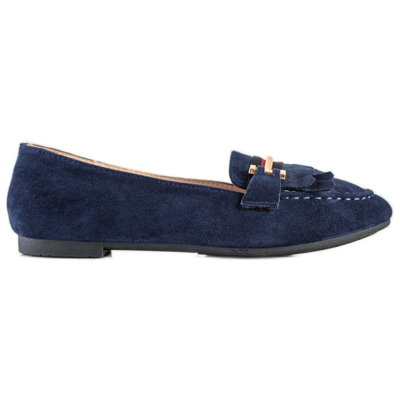 Anesia Paris Snygga loafers blå