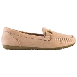 SHELOVET Mocka loafers beige