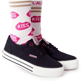 Women's Sneakers On The Cross Jeans FF2R4002C Czarme -plattform svart