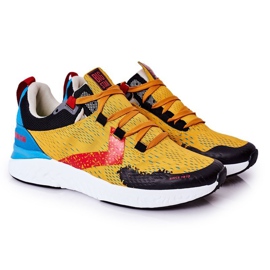 Herrskor Sports Memory Memory Foam Big Star HH174237 Orange mångfärgad