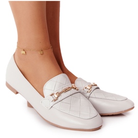 PS1 Klassiska damskor Loafers Grey Eloquence grå