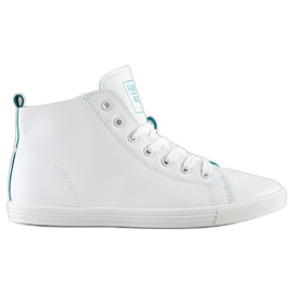 Ideal Shoes High Fashion Sports Shoes Sneakers vit