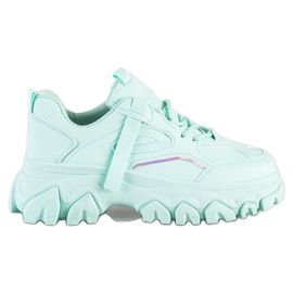 SHELOVET Mint mode sneakers grön