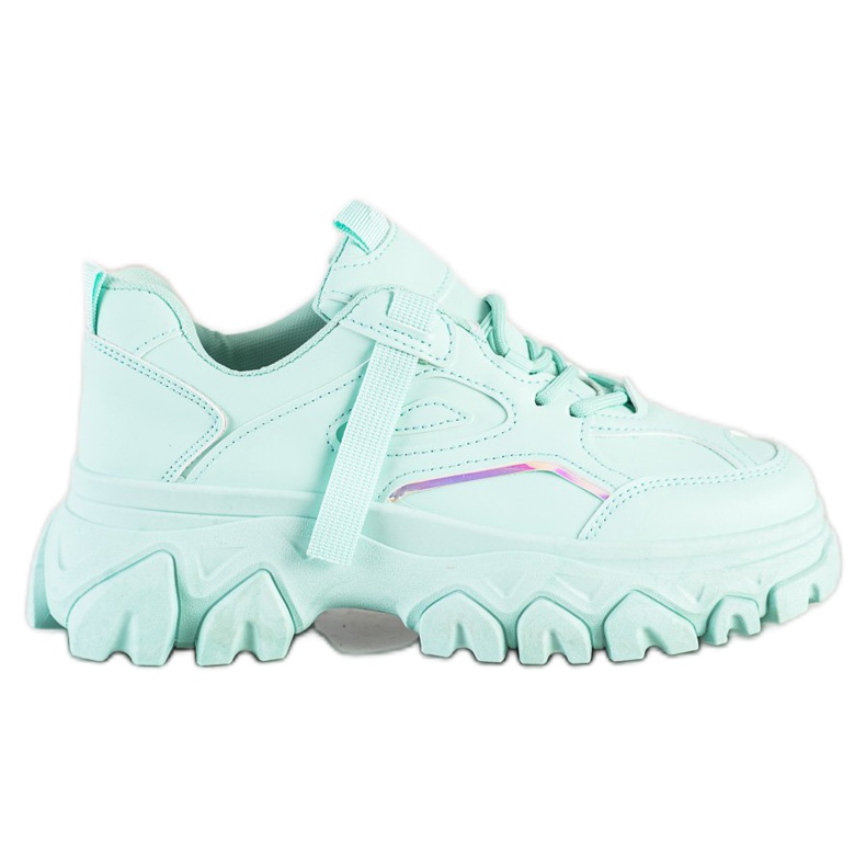 SHELOVET Mint mode sneakers grön