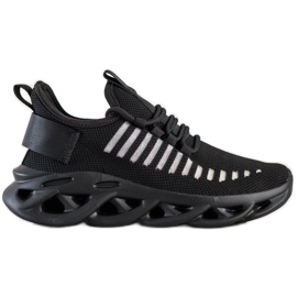 SHELOVET Svarta mode sneakers