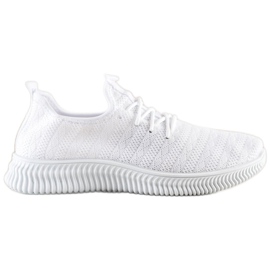 SHELOVET Lätta textilskor vit