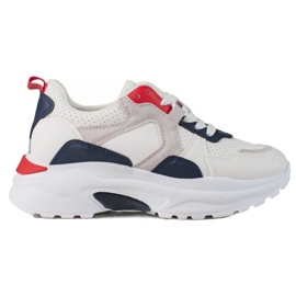 SHELOVET Färgglada sneakers mångfärgad