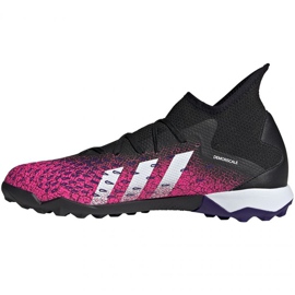 Adidas Predator Freak.3 Tf M FW7517 fotbollsskor vit, svart, rosa svart