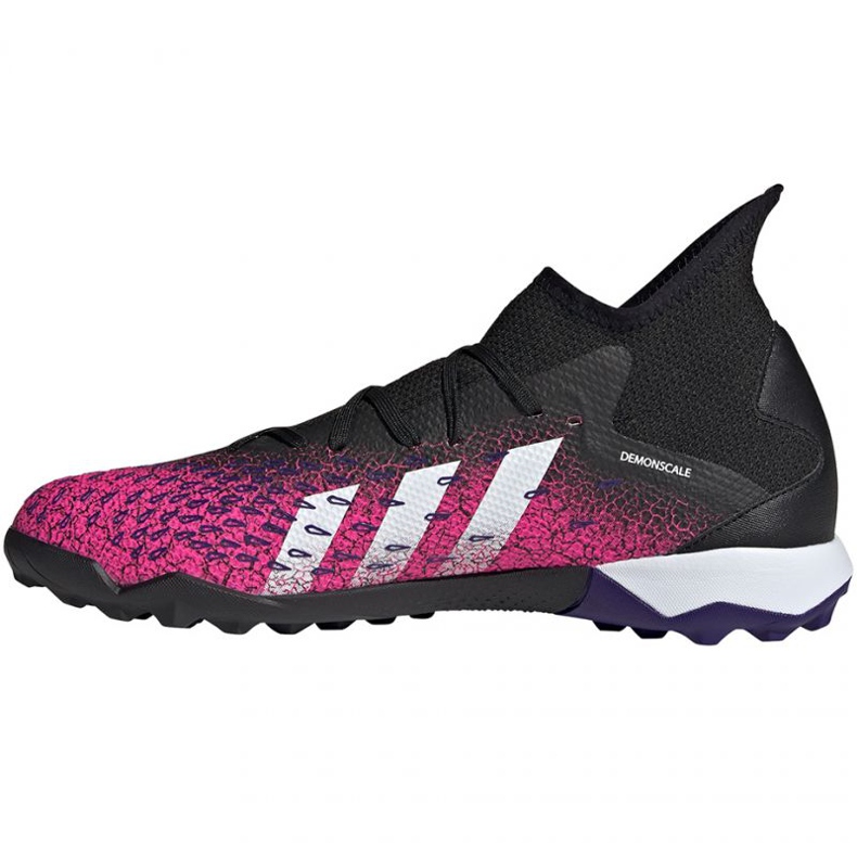 Adidas Predator Freak.3 Tf M FW7517 fotbollsskor vit, svart, rosa svart