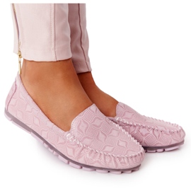 Rio Flore Eco-Friendly Leather Loafers Pink rosa