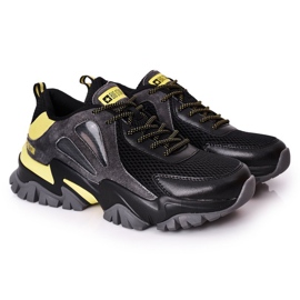 Mäns sportskor Memory Foam Big Star HH174278 Svart