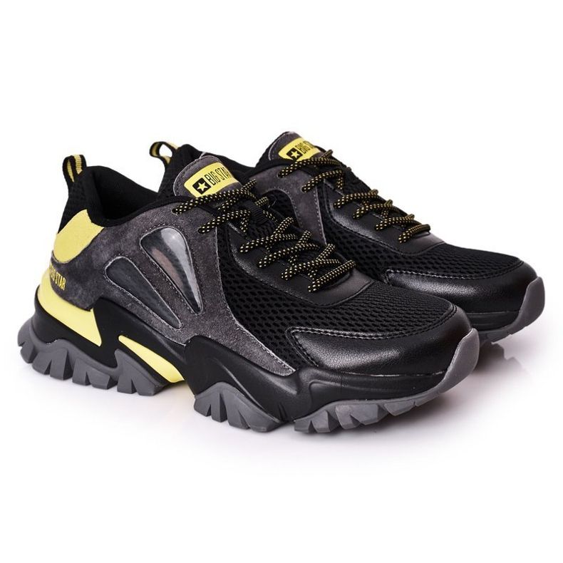 Mäns sportskor Memory Foam Big Star HH174278 Svart