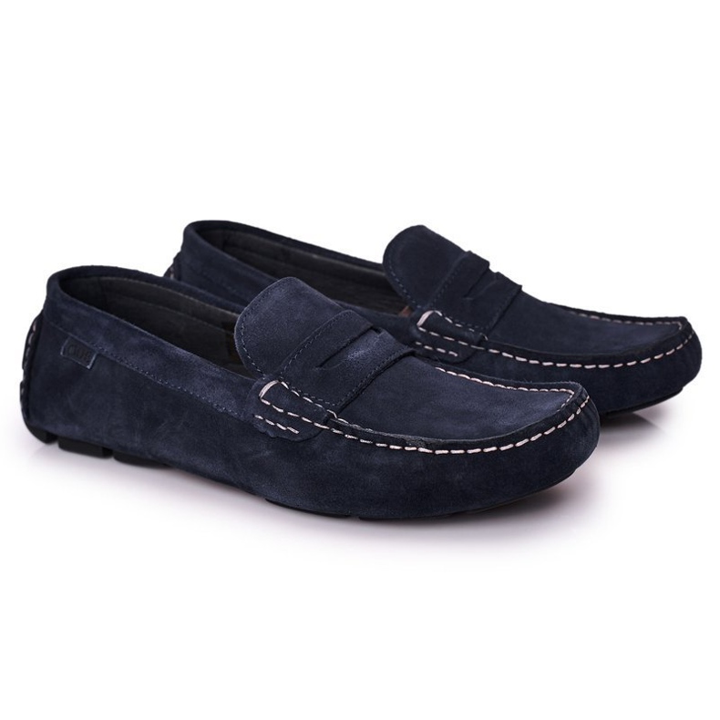 Mocka Casual Loafers GOE HH1N4065 Marinblå