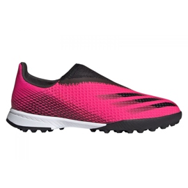 Adidas X Ghosted.3 Ll Tf Jr FY7293 fotbollsskor mångfärgad rosa