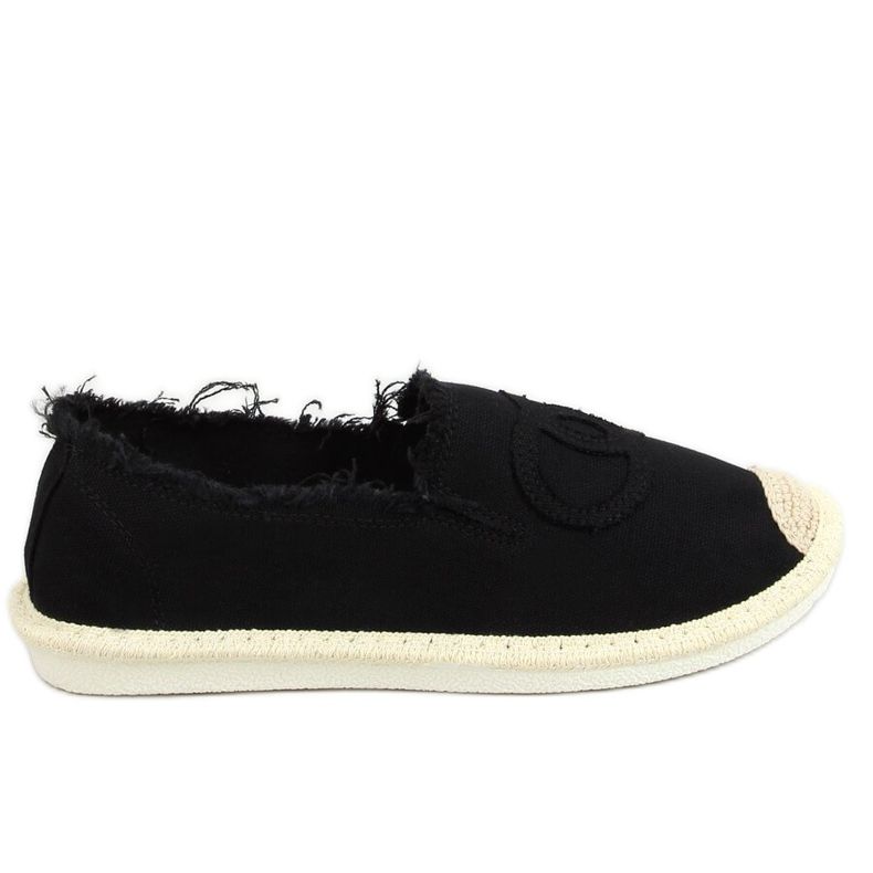 Svarta damas espadriller NB273P Svart