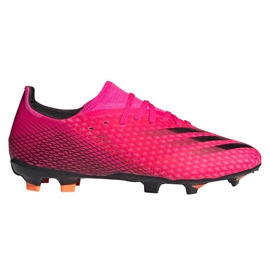 Adidas X Ghosted.3 Fg M FW6945 fotbollsskor grafit, rosa rosa