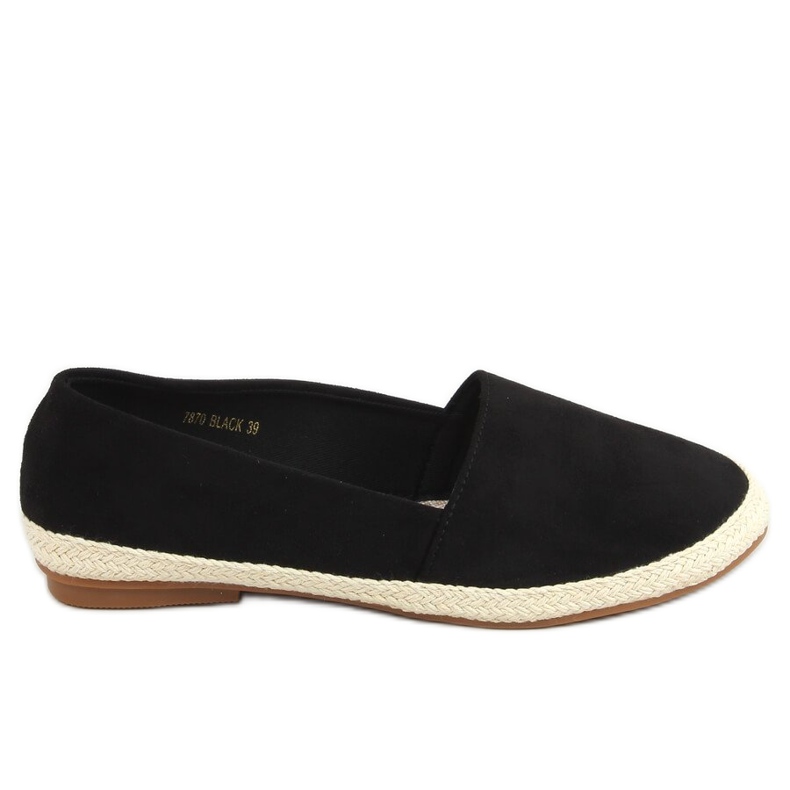 Svarta 7870 Svarta espadrillosneakers