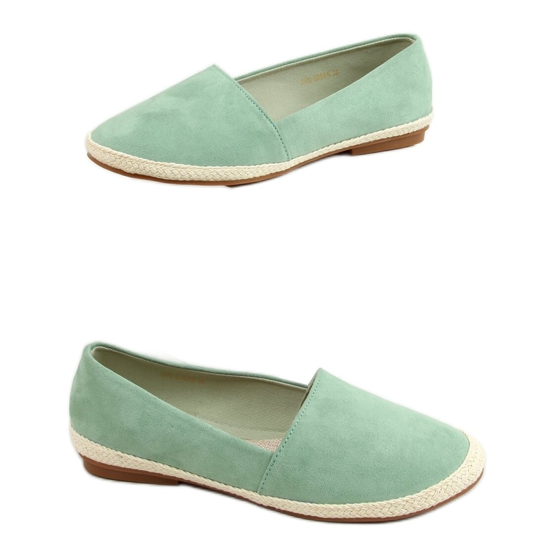 Sneakers mint espadrilles 7870 Grön