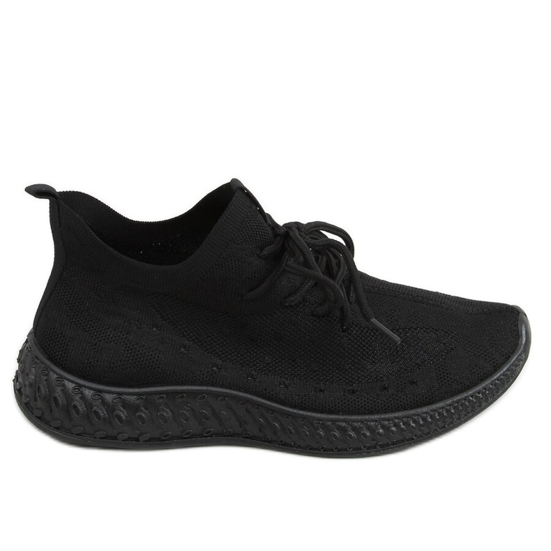 Svarta sportskor strumpor 7819 All Black