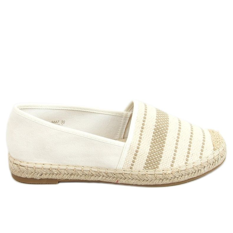 Beige espadriller för kvinnor 3447 Beige