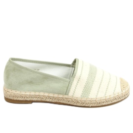 Aquamarine espadriller för kvinnor 3447 Grön