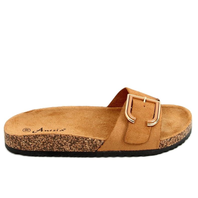 Camel N-111 Camel kork tofflor brun