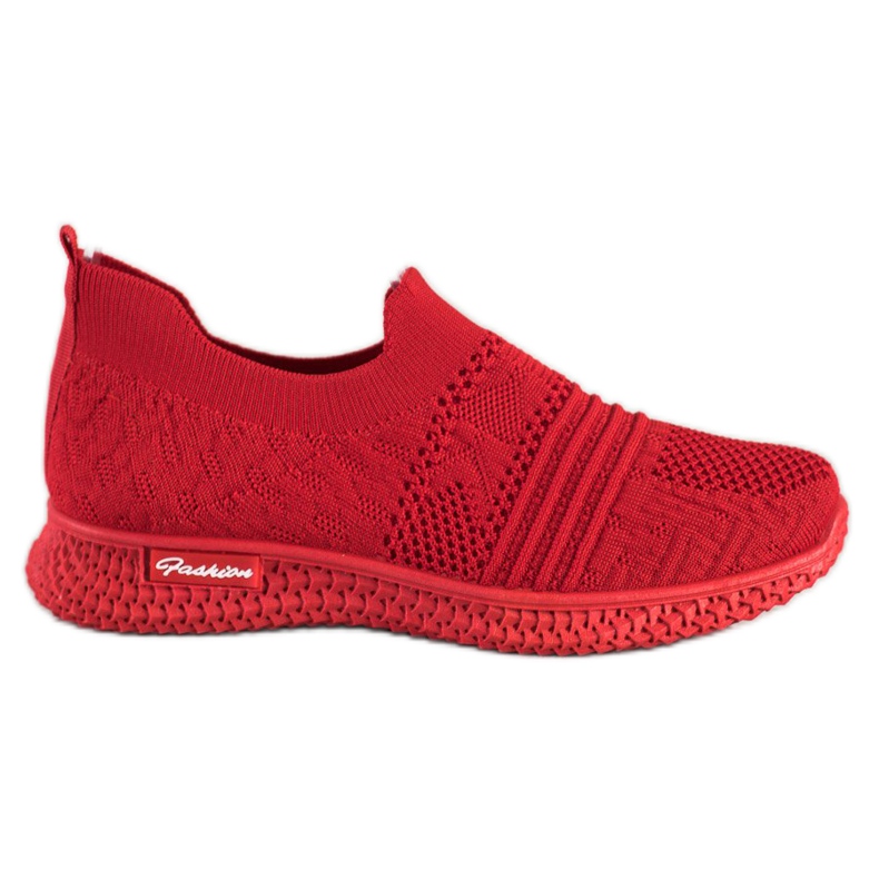MCKEYLOR Red Slip-On Sneakers röd