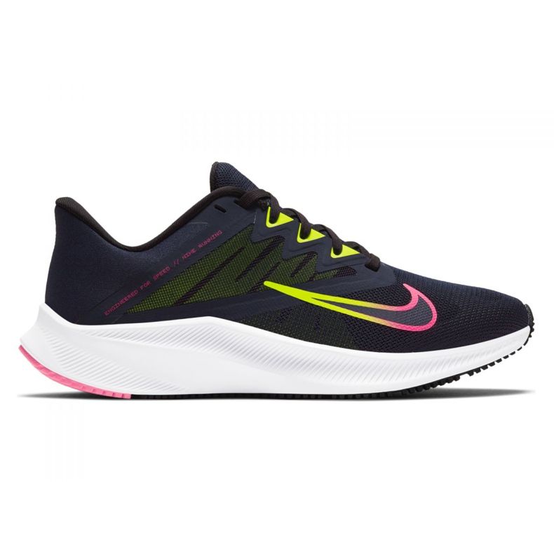 Nike Quest 3 W CD0232-401 skor marinblå rosa