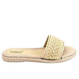 Beige tofflor för kvinnor LS002 Beige