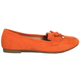 Anesia Paris Loafers Med En Rosett orange