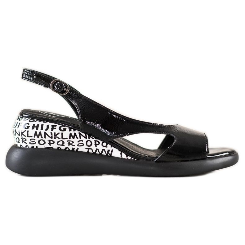 Filippo Bekväma kile sandaler svart