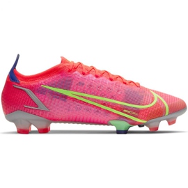 Nike Mercurial Vapor 14 Elite Fg M CQ7635 600 fotbollsskor grön, rosa rosa