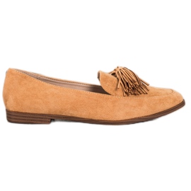 Evento Mockaherrar med fransar brun