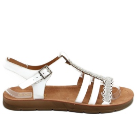 Vita damsandaler L-375 Vit