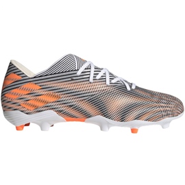 Adidas Nemeziz.2 Fg M FW7341 fotbollsskor vit grå