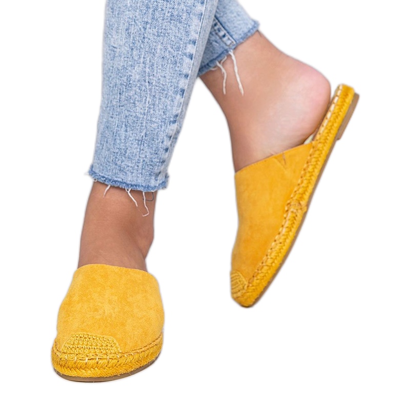 Venus uppbyggda senapsflikar gul