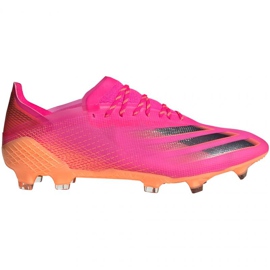 Adidas X Ghosted.1 Fg M FW6897 fotbollsskor mångfärgad rosa