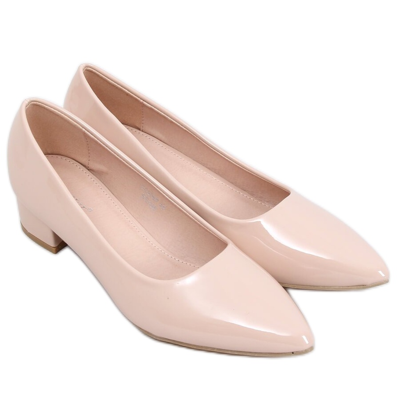 Lågklackade pumps beige CC206P Beige