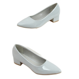 Grå Pumps lågklackat grå CC206P Grå