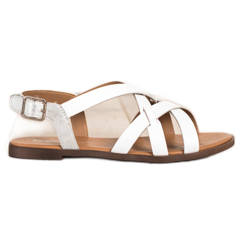 Casual Sergio Leone sandaler vit