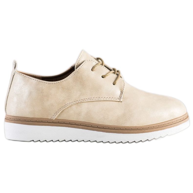 SHELOVET Casual Beige Brogues