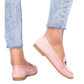 Juliette-rosa eko-mocka loafers